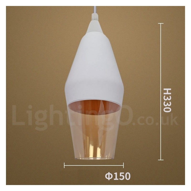 Lámpara colgante de cristal estilo salón retro europeo