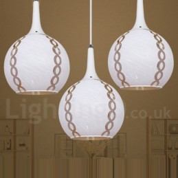 Lámpara colgante de cristal moderna y contemporánea para salón