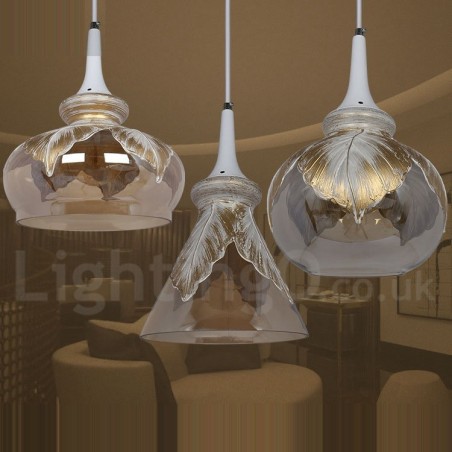 Lámpara colgante de cristal para salón, moderna y contemporánea, de estilo europeo Lámpara colgante de cristal para salón, moderna y contemporánea, de estilo europeo