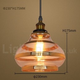 Lámpara colgante de cristal europea para bar y salón