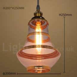 Lámpara colgante de cristal europea para bar y salón