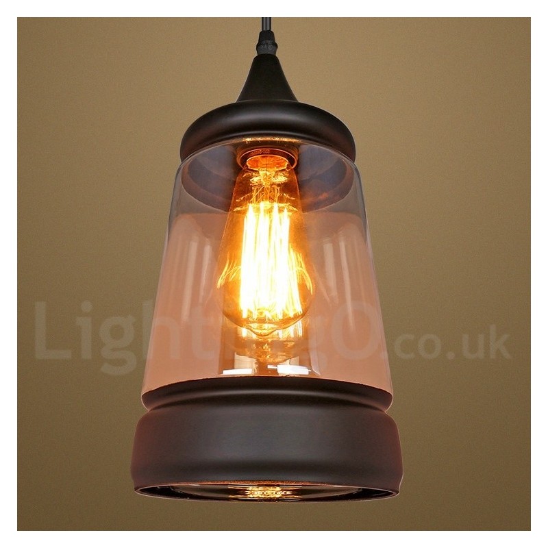 Lámpara colgante de cristal estilo salón retro europeo