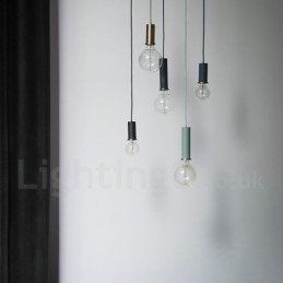 Lámpara colgante de cafetería contemporánea moderna de estilo nórdico de 1 luz