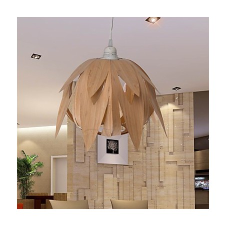 Lámpara de araña de bambú con diseño de pájaro y jaula para el hogar, estilo vintage y creativo Lámpara de araña de bambú con diseño de pájaro y jaula para el hogar, estilo vintage y creativo