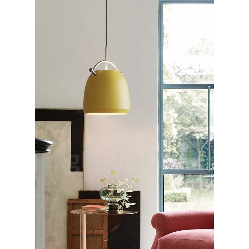 Lámpara colgante de cafetería contemporánea moderna de estilo nórdico de 1 luz