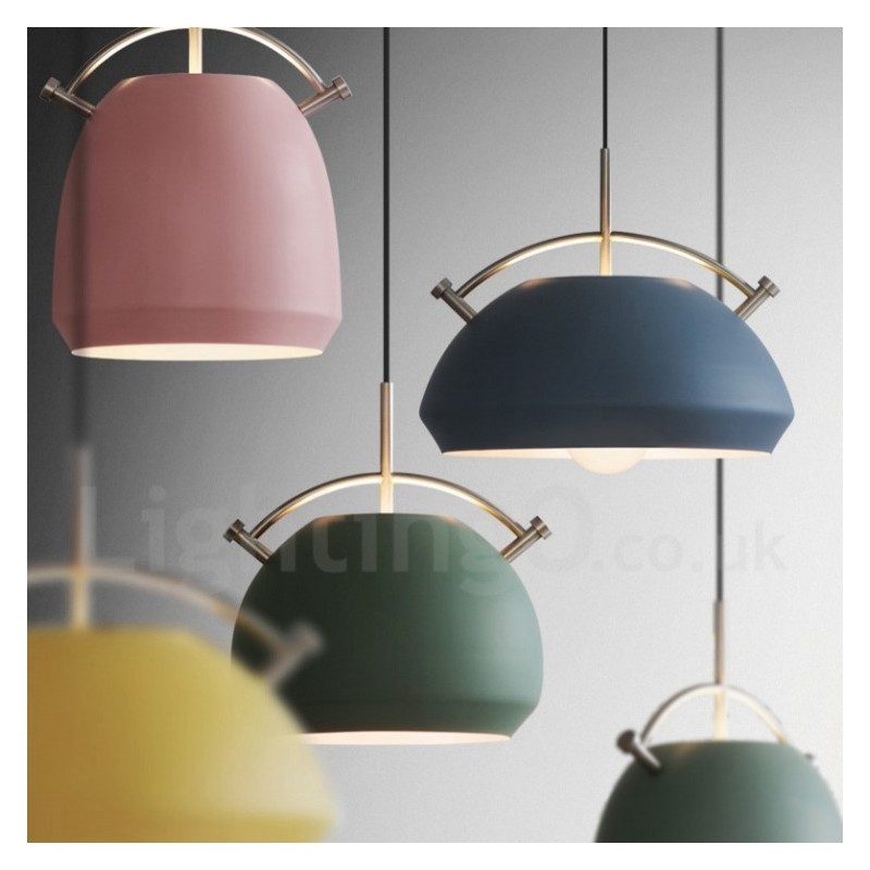 Lámpara colgante de cafetería contemporánea moderna de estilo nórdico de 1 luz