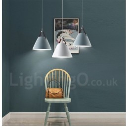 Lámpara colgante vintage de estilo nórdico de 1 luz