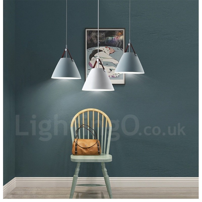 Lámpara colgante vintage de estilo nórdico de 1 luz