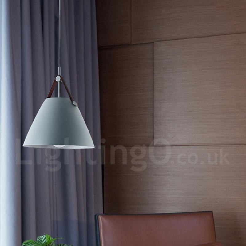 Lámpara colgante vintage de estilo nórdico de 1 luz