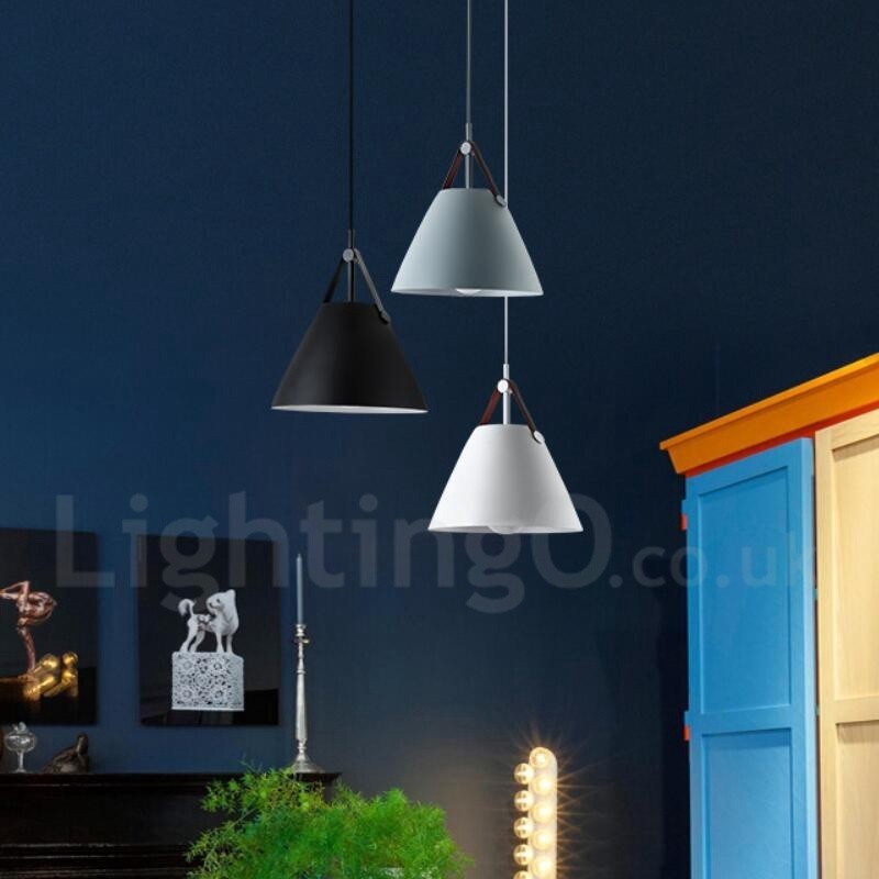 Lámpara colgante vintage de estilo nórdico de 1 luz