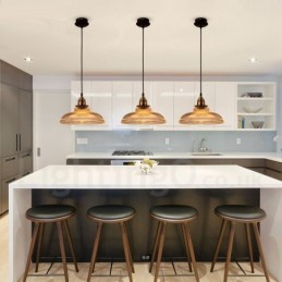 Lámpara colgante de cristal vintage de 1 luz