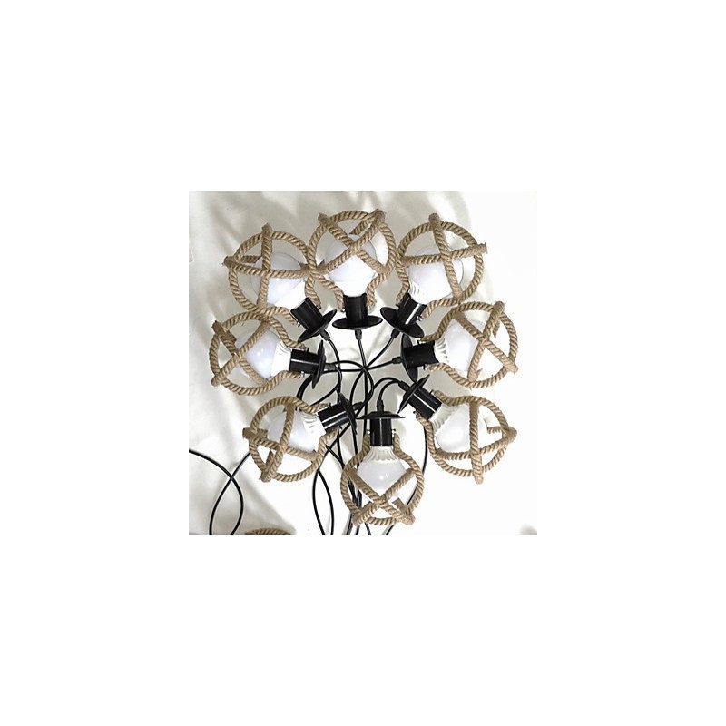 Lámpara de cuerda, candelabro, ropa larga, creativa, las doncellas celestiales esparcen flores. Lámpara de araña.