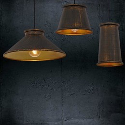 Lámpara colgante de metal de 3 luces, estilo mini, moderna y contemporánea