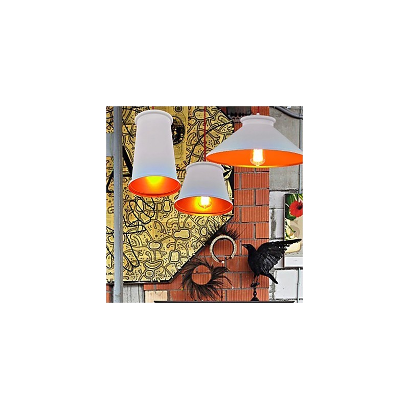 Lámpara colgante de metal de 3 luces, estilo mini, moderna y contemporánea