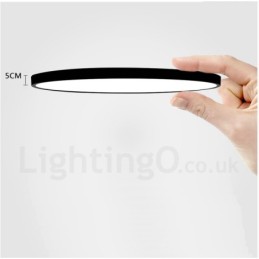 Lámpara de techo empotrada de estilo nórdico contemporáneo, ultrafina y regulable, con pantalla acrílica y control remoto. También se puede usar como luz de pared.