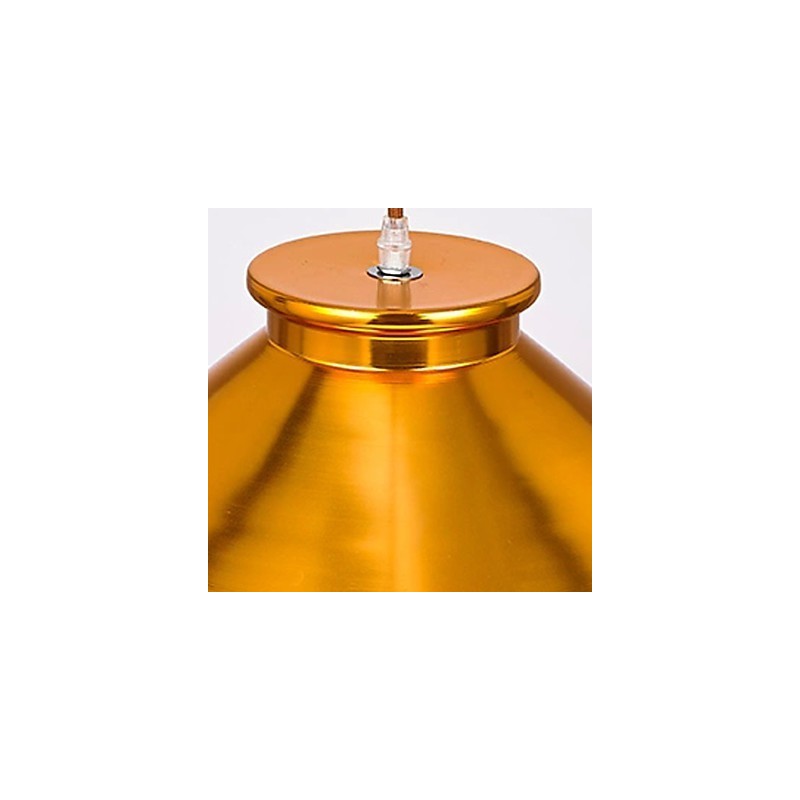 Lámpara colgante de metal de 3 luces, estilo mini, moderna y contemporánea