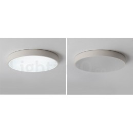 Lámpara de techo empotrada de estilo nórdico contemporáneo, ultrafina y regulable, con pantalla acrílica y control remoto. También se puede usar como luz de pared.