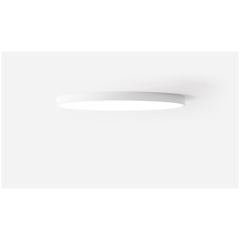 Lámpara de techo empotrada de estilo nórdico contemporáneo, ultrafina y regulable, con pantalla acrílica y control remoto. También se puede usar como luz de pared.