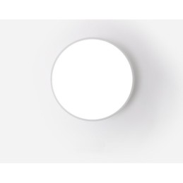 Lámpara de techo empotrada de estilo nórdico contemporáneo, ultrafina y regulable, con pantalla acrílica y control remoto. También se puede usar como luz de pared.