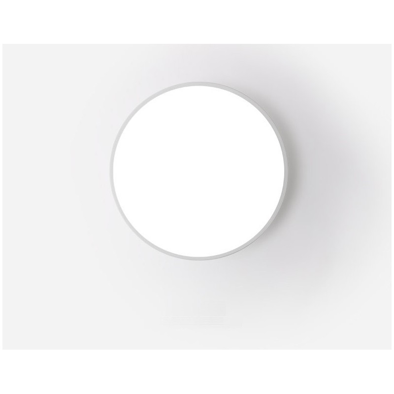 Lámpara de techo empotrada de estilo nórdico contemporáneo, ultrafina y regulable, con pantalla acrílica y control remoto. También se puede usar como luz de pared.