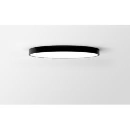 Lámpara de techo empotrada de estilo nórdico contemporáneo, ultrafina y regulable, con pantalla acrílica y control remoto. También se puede usar como luz de pared.