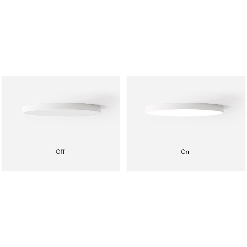 Lámpara de techo empotrada de estilo nórdico contemporáneo, ultrafina y regulable, con pantalla acrílica y control remoto. También se puede usar como luz de pared.
