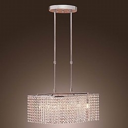 Lámpara de araña de cristal moderna y contemporánea.