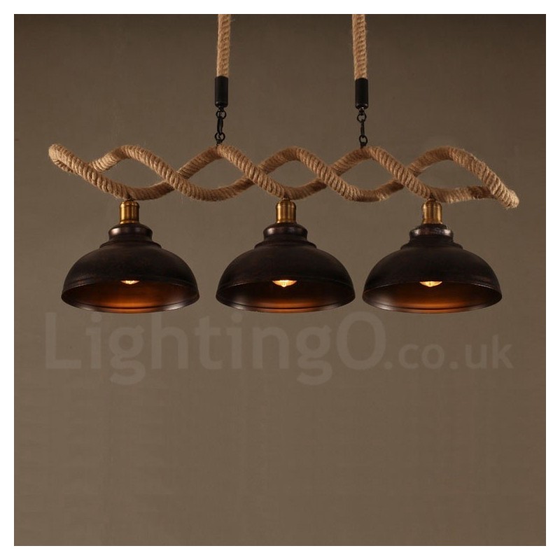 Lámpara de techo colgante de 3 luces
