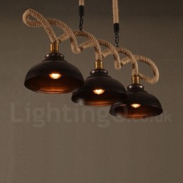 Lámpara de techo colgante de 3 luces