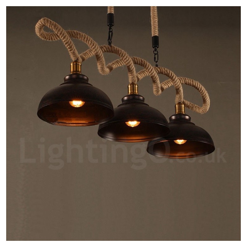 Lámpara de techo colgante de 3 luces