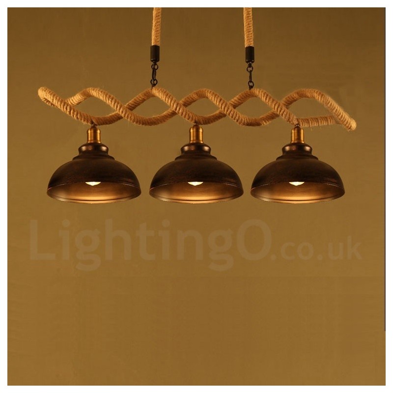 Lámpara de techo colgante de 3 luces