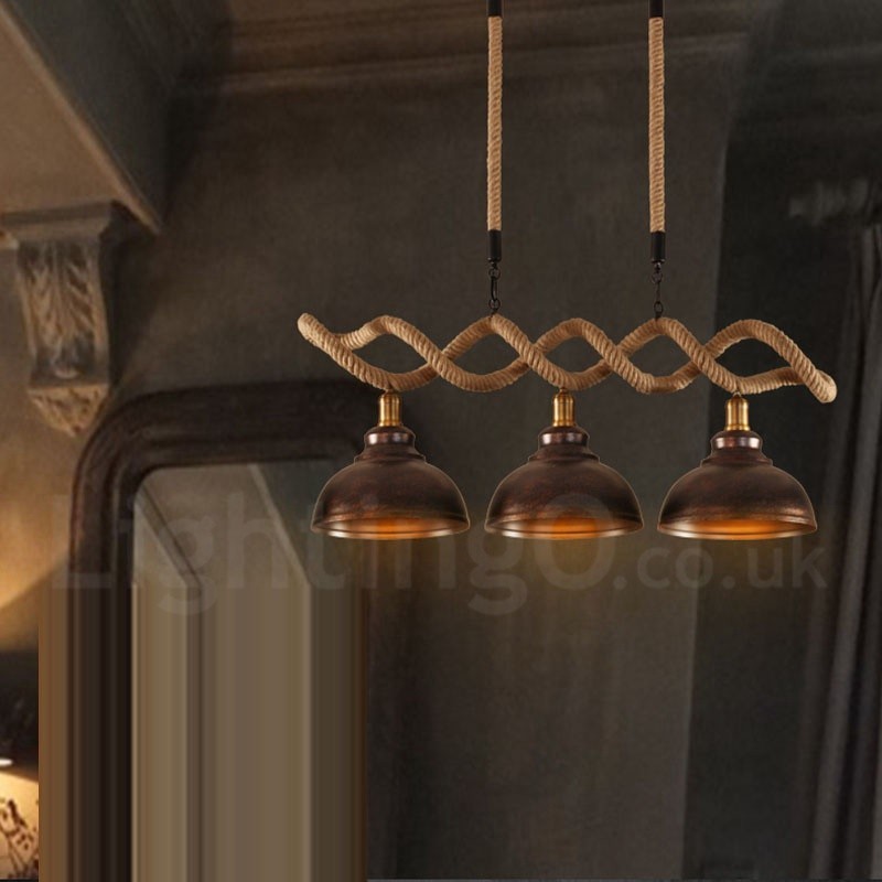 Lámpara de techo colgante de 3 luces