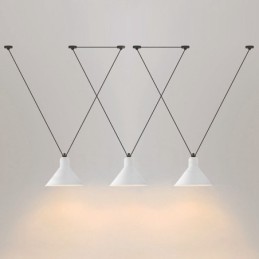 Lámpara de techo colgante moderna y contemporánea de 3 luces