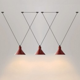 Lámpara de techo colgante moderna y contemporánea de 3 luces