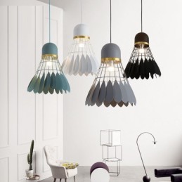 Lámpara de techo colgante moderna y contemporánea de 1 luz