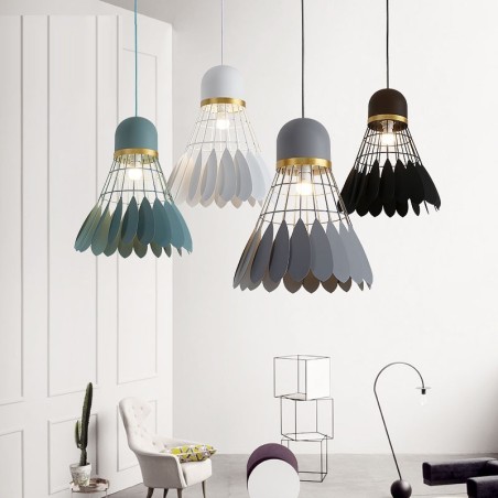 Lámpara de techo colgante moderna y contemporánea de 1 luz Lámpara de techo colgante moderna y contemporánea de 1 luz