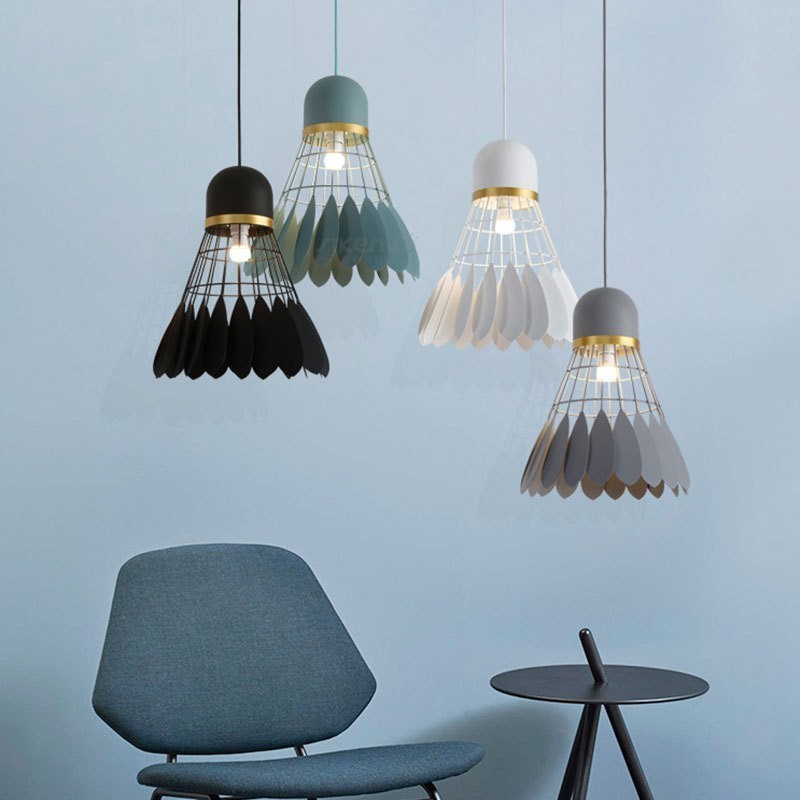 Lámpara de techo colgante moderna y contemporánea de 1 luz