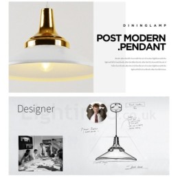 Lámpara de techo colgante moderna y contemporánea de 1 luz