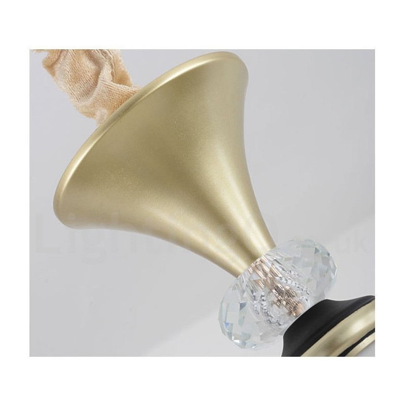 Lámpara colgante de cristal moderna, contemporánea, retro, de lujo, con pantalla de cristal
