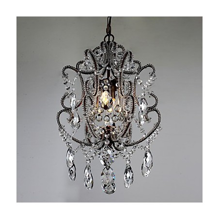 Lámpara colgante de cristal con diseño de araña moderna y vintage Lámpara colgante de cristal con diseño de araña moderna y vintage
