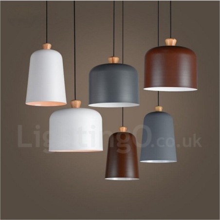 Lámpara colgante moderna contemporánea de una luz de aleación de aluminio con pantalla de aleación de aluminio Lámpara colgante moderna contemporánea de una luz de aleación de aluminio con pantalla de aleación de aluminio