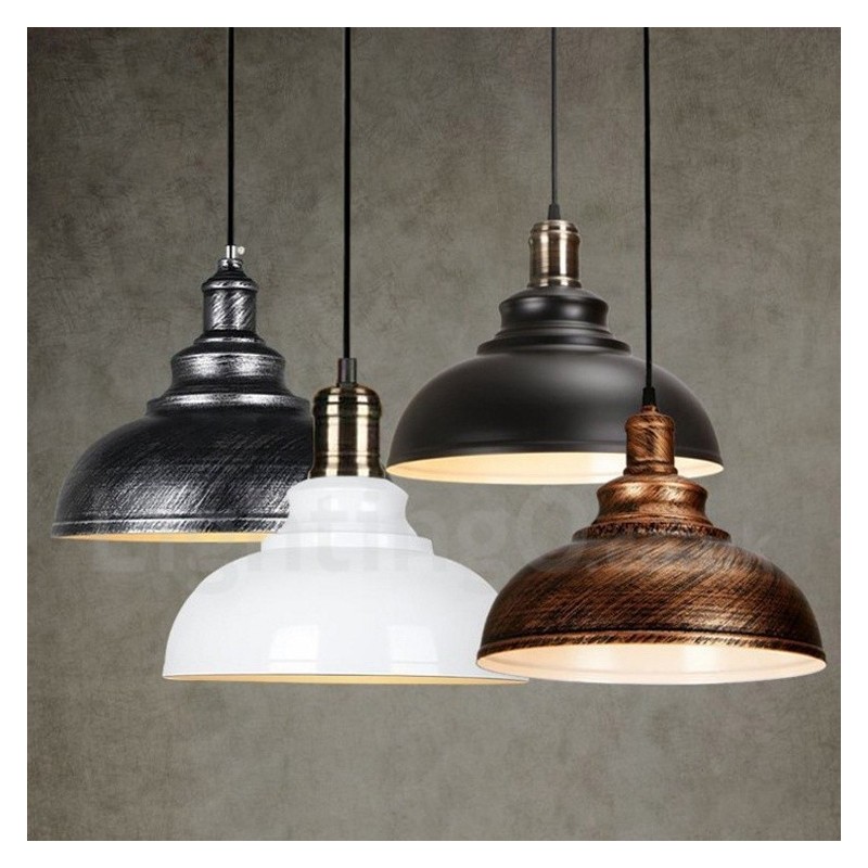 Lámpara colgante moderna contemporánea de una luz de aleación de aluminio con pantalla de aleación de aluminio