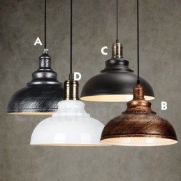 Lámpara colgante moderna contemporánea de una luz de aleación de aluminio con pantalla de aleación de aluminio
