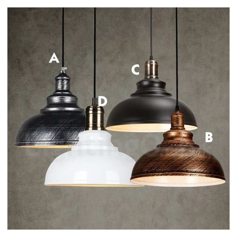Lámpara colgante moderna contemporánea de una luz de aleación de aluminio con pantalla de aleación de aluminio