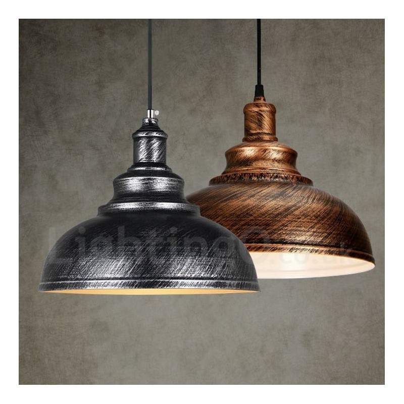 Lámpara colgante moderna contemporánea de una luz de aleación de aluminio con pantalla de aleación de aluminio