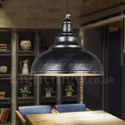 Lámpara colgante moderna contemporánea de una luz de aleación de aluminio con pantalla de aleación de aluminio