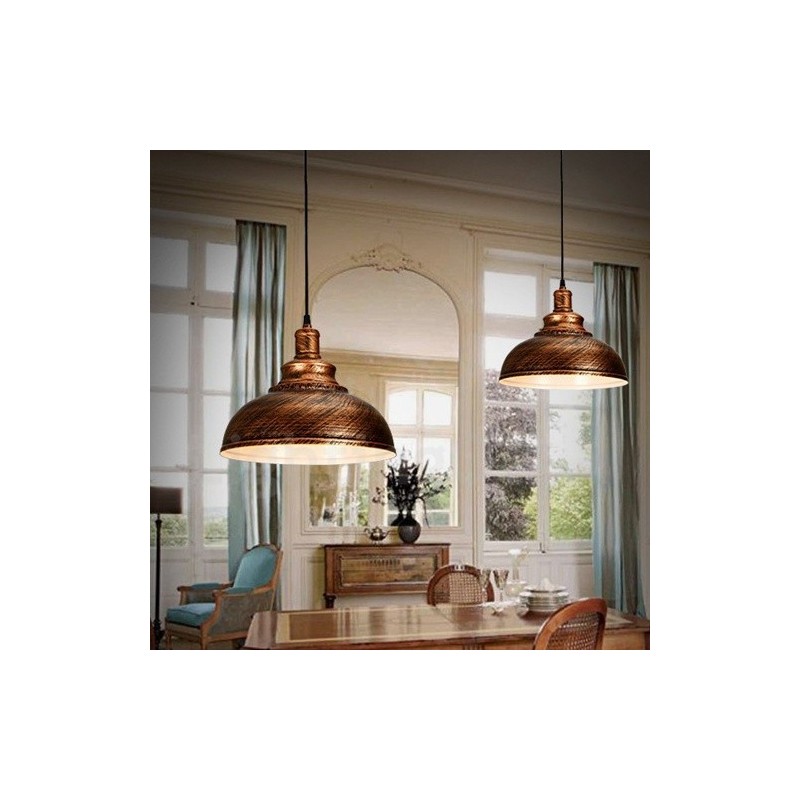 Lámpara colgante moderna contemporánea de una luz de aleación de aluminio con pantalla de aleación de aluminio