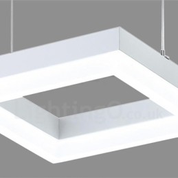 Lámpara colgante moderna y contemporánea de 3 luces de aleación de aluminio con pantalla acrílica