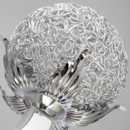 Lámpara de araña moderna y contemporánea de acero regulable de 8 luces con pantalla de aleación de aluminio
