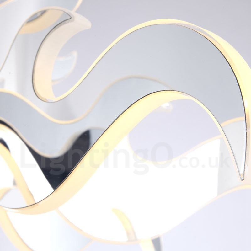 Lámpara de araña moderna contemporánea regulable de acero de 9 luces con pantalla acrílica